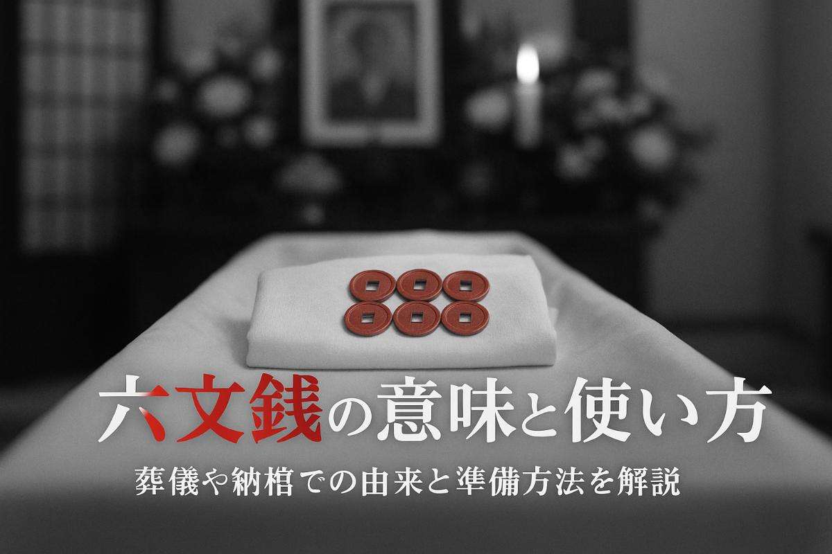 葬儀で六文銭の意味と由来を解説｜納棺時の準備方法と家族が安心できる現代の正しい使い方