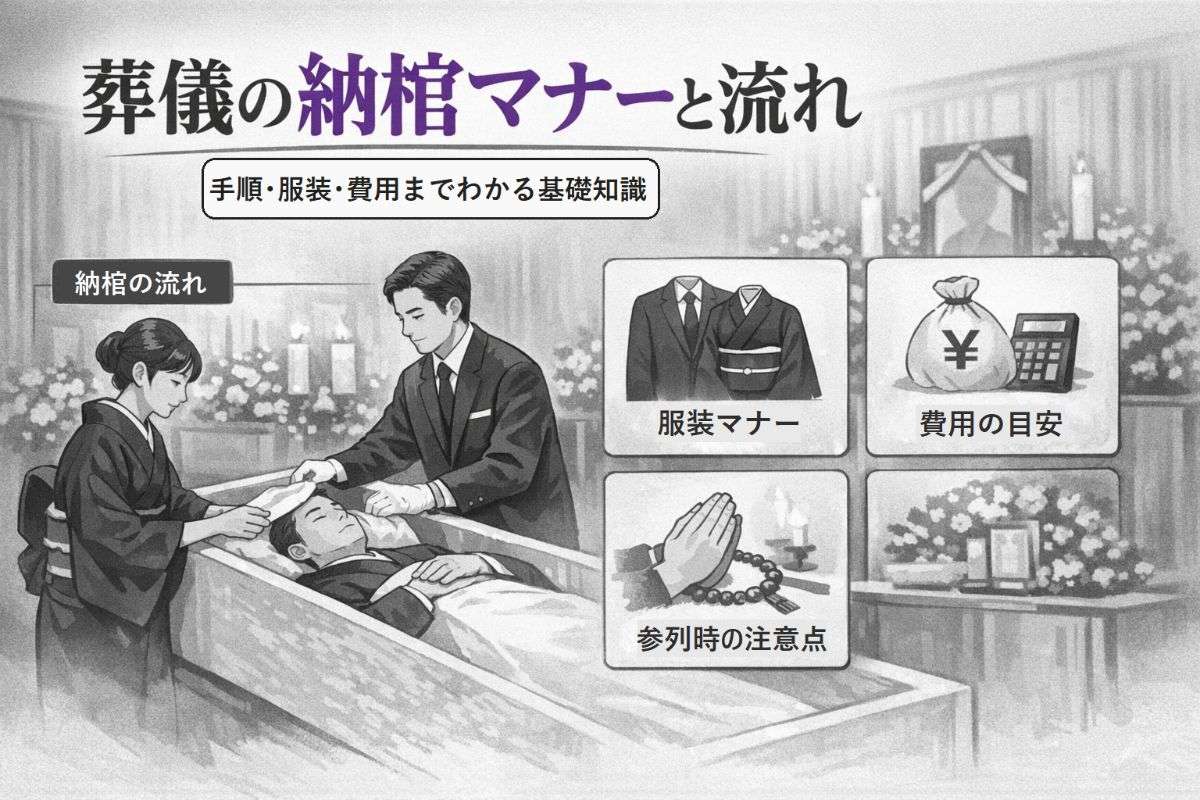 葬儀における納棺の流れと基本マナー｜手順・費用・服装まで徹底解説